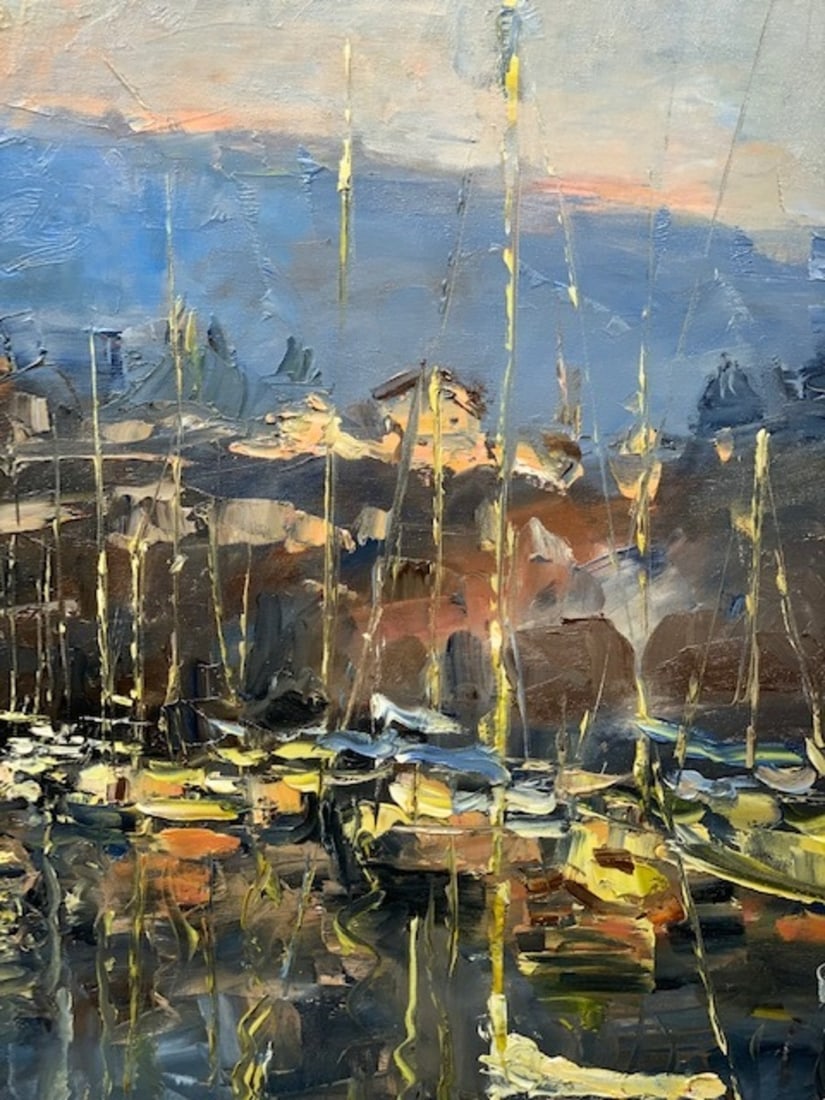 Jorn Fox Impressionist Signed Oil on Canvas - 5