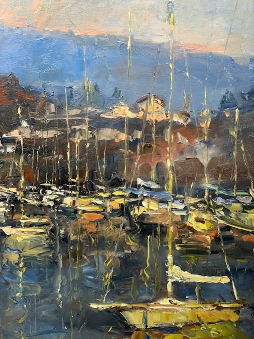 Jorn Fox Impressionist Signed Oil on Canvas - 6