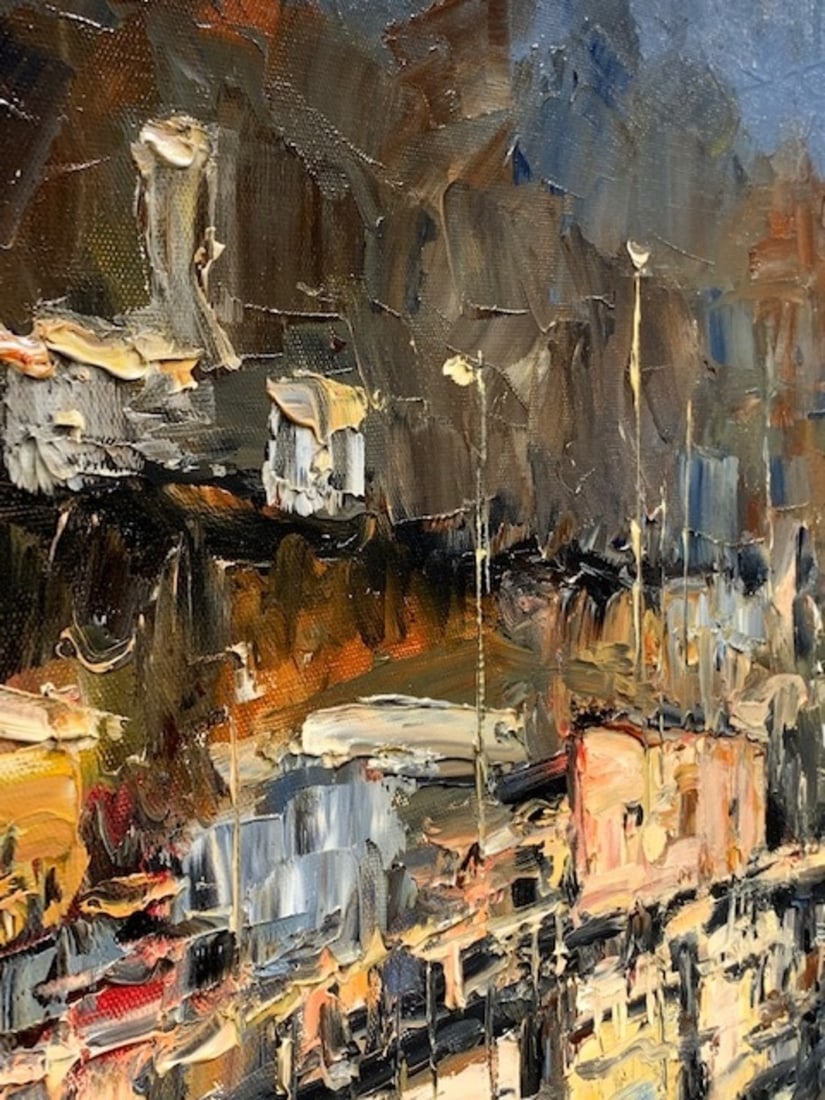 Jorn Fox Impressionist Signed Oil on Canvas - 7