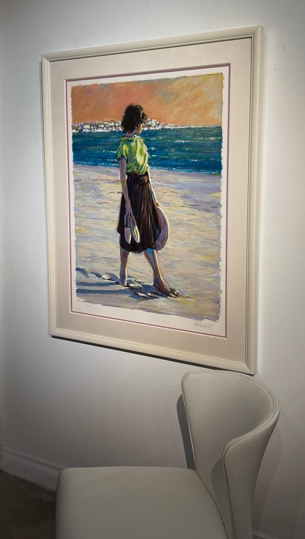 Aldo Luongo "Mediterranean Sunset" Signed Serigraph PP - 3