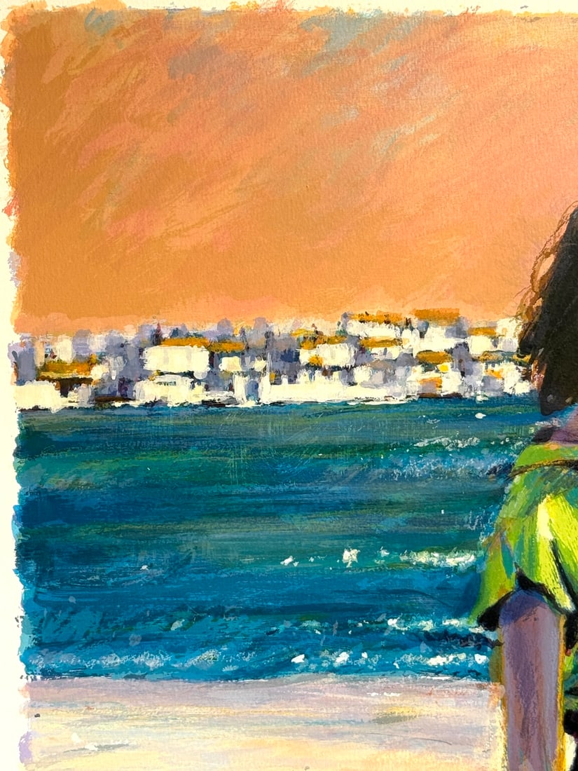 Aldo Luongo "Mediterranean Sunset" Signed Serigraph PP - 5