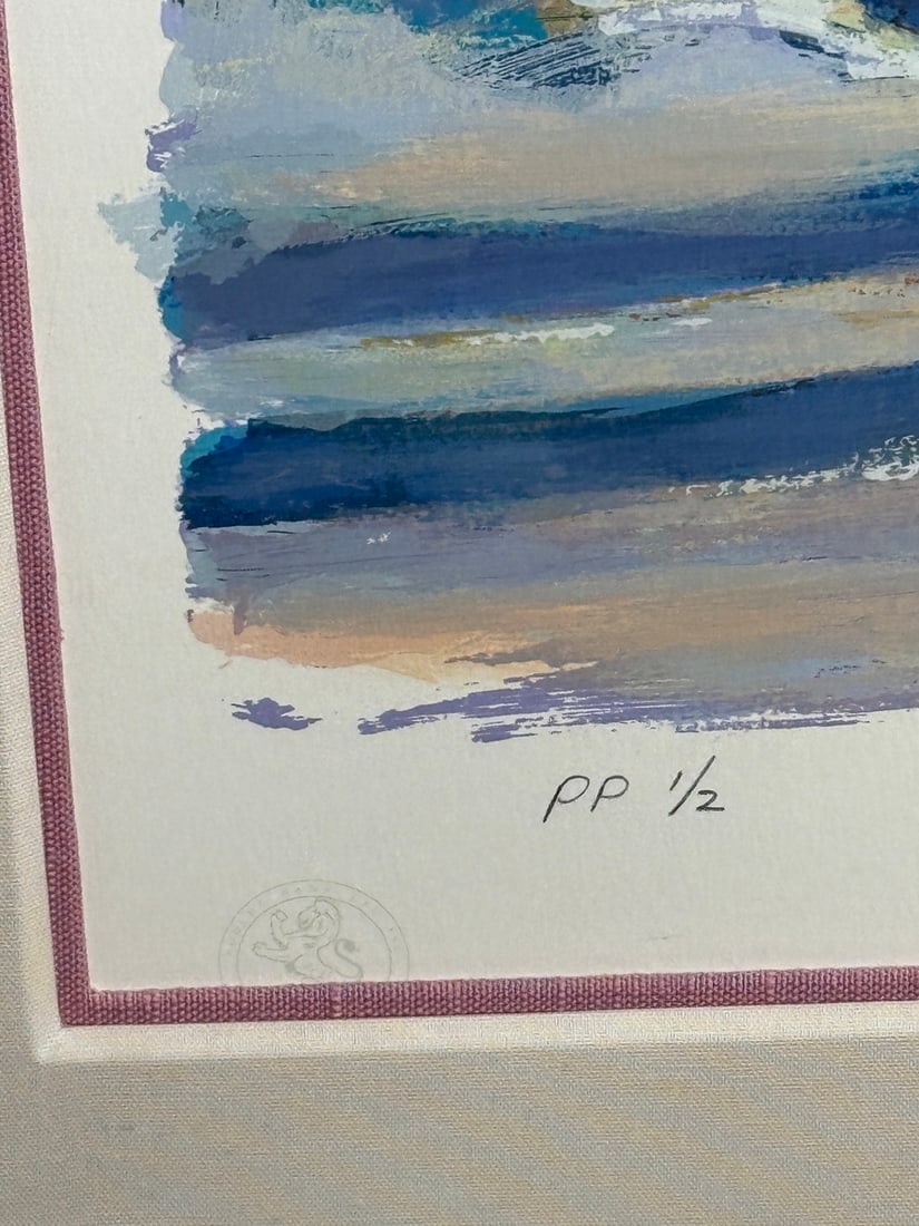 Aldo Luongo "Mediterranean Sunset" Signed Serigraph PP - 8