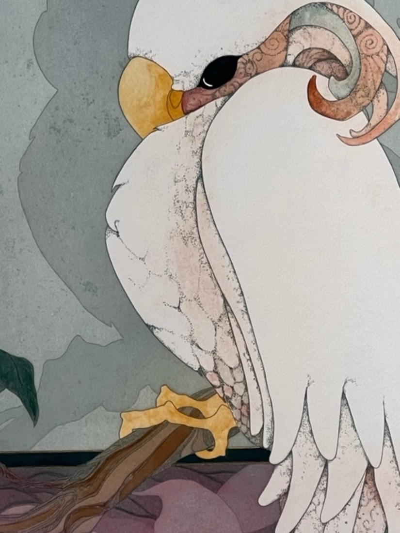 Beki Killorin "A Short Tail" Signed Embossed Etching - 6