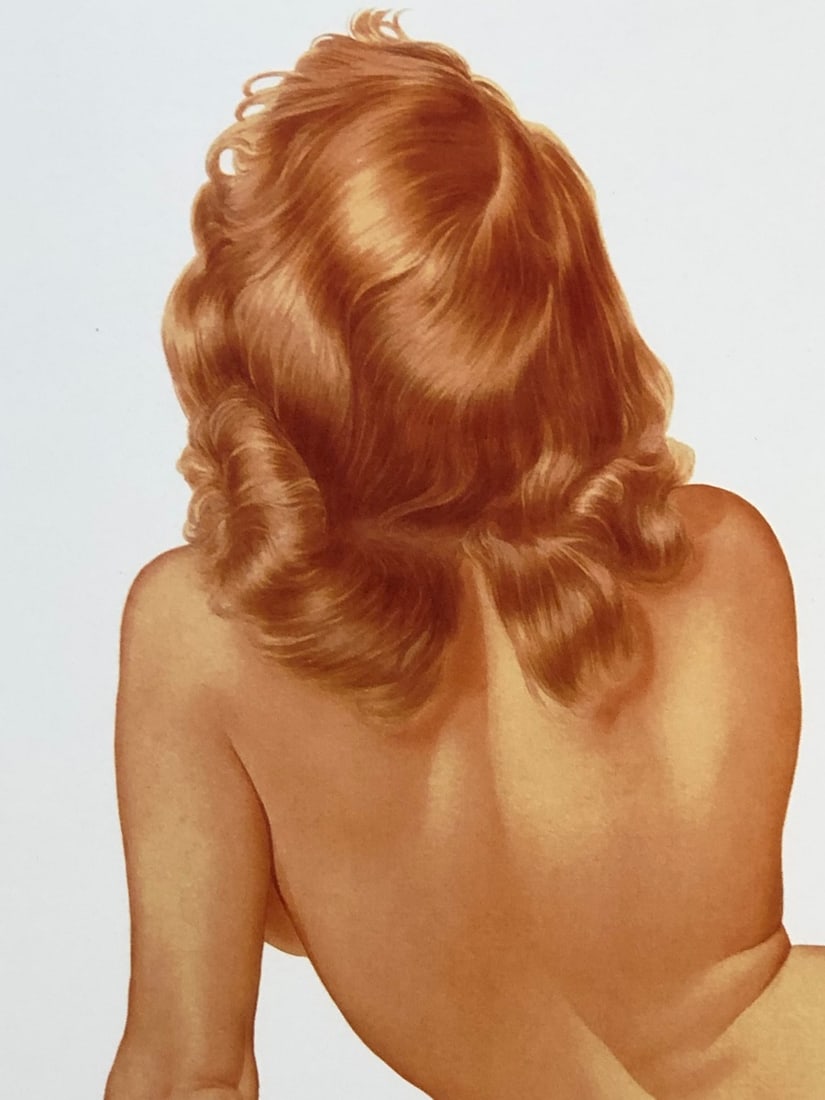 Alberto Vargas "Her Back View" Hand-Signed Lithograph (1981): Artist: Alberto Vargas Title: Alberto Vargas "Her Back View" Hand-Signed Lithograph (1981) Medium: Lithograph on Paper Limited Edition: Art Dimensions: 17.0 x 11.0 x 1.0 inch ARTIST BIO:</