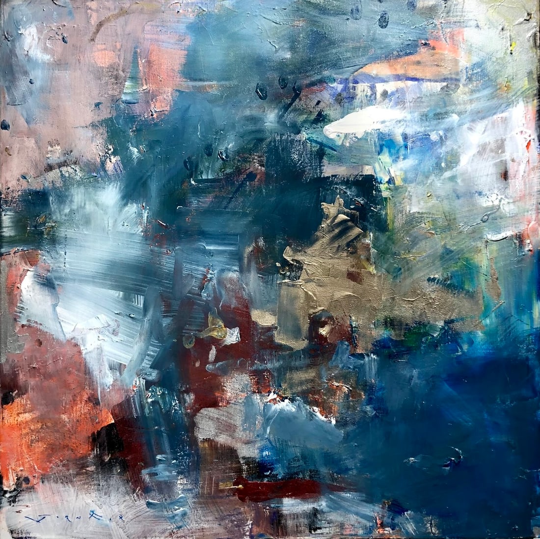 Jorn Fox Abstract Signed Original (1 of 6)