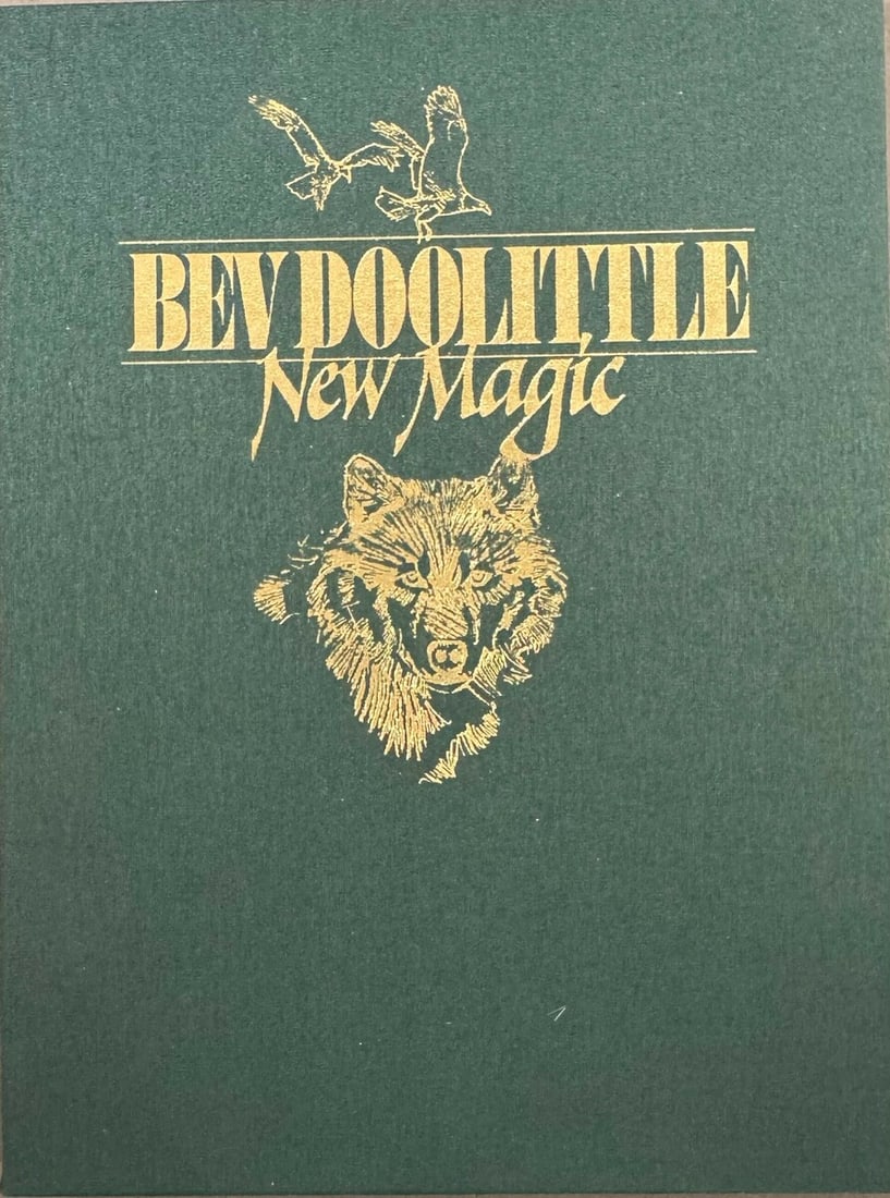 Bev Doolittle (New Magic) Signed Print and Hardcover Book: Artist: Bev Doolittle Title: Bev Doolittle (New Magic) Signed Print and Hardcover Book Medium: Print and Book Limited Edition: Art Dimensions: 14.0 x 3.5 inch ARTIST BIO: Bev Doolittle was born
