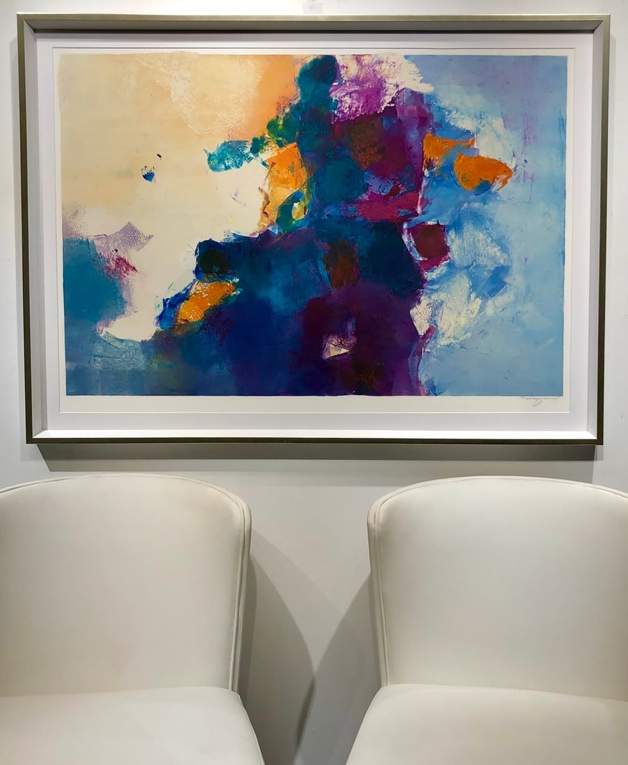 Michael Schofield Signed Hand Pulled Original Monoprint - 2