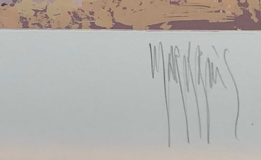 Mark King "St. Tropez" Signed Original Serigraph - 2