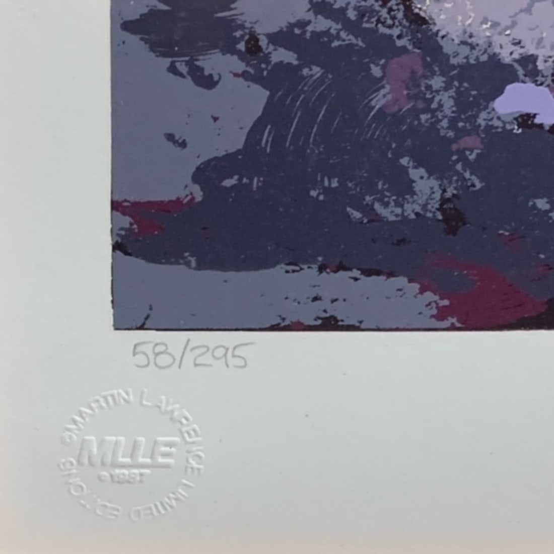 Mark King "St. Tropez" Signed Original Serigraph - 5