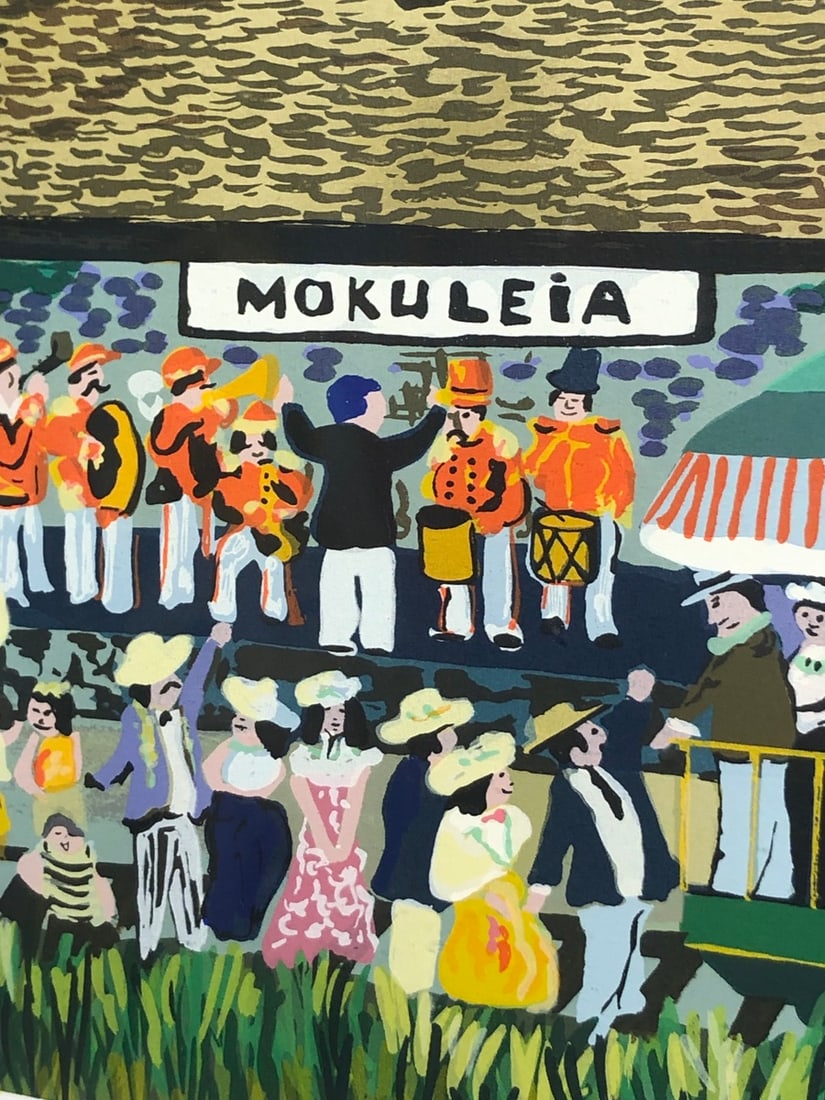 Guy Buffet "Aloha Mokuleia" Signed Serigraph LE - 4