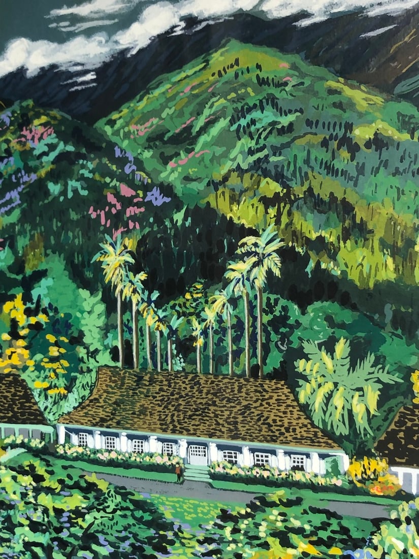 Guy Buffet "Aloha Mokuleia" Signed Serigraph LE - 7