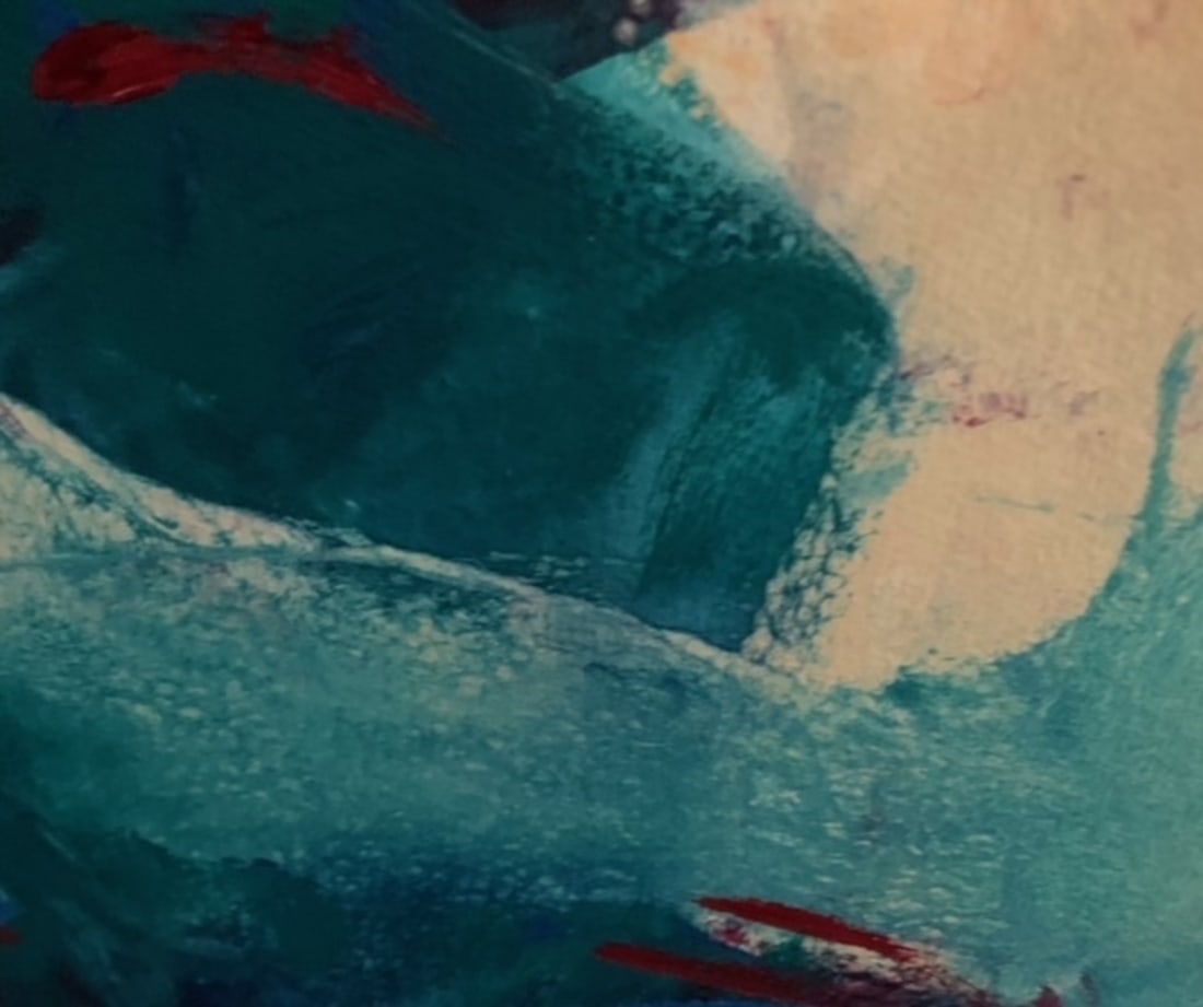 Michael Schofield Abstract Hand Pulled Mono Print - 3