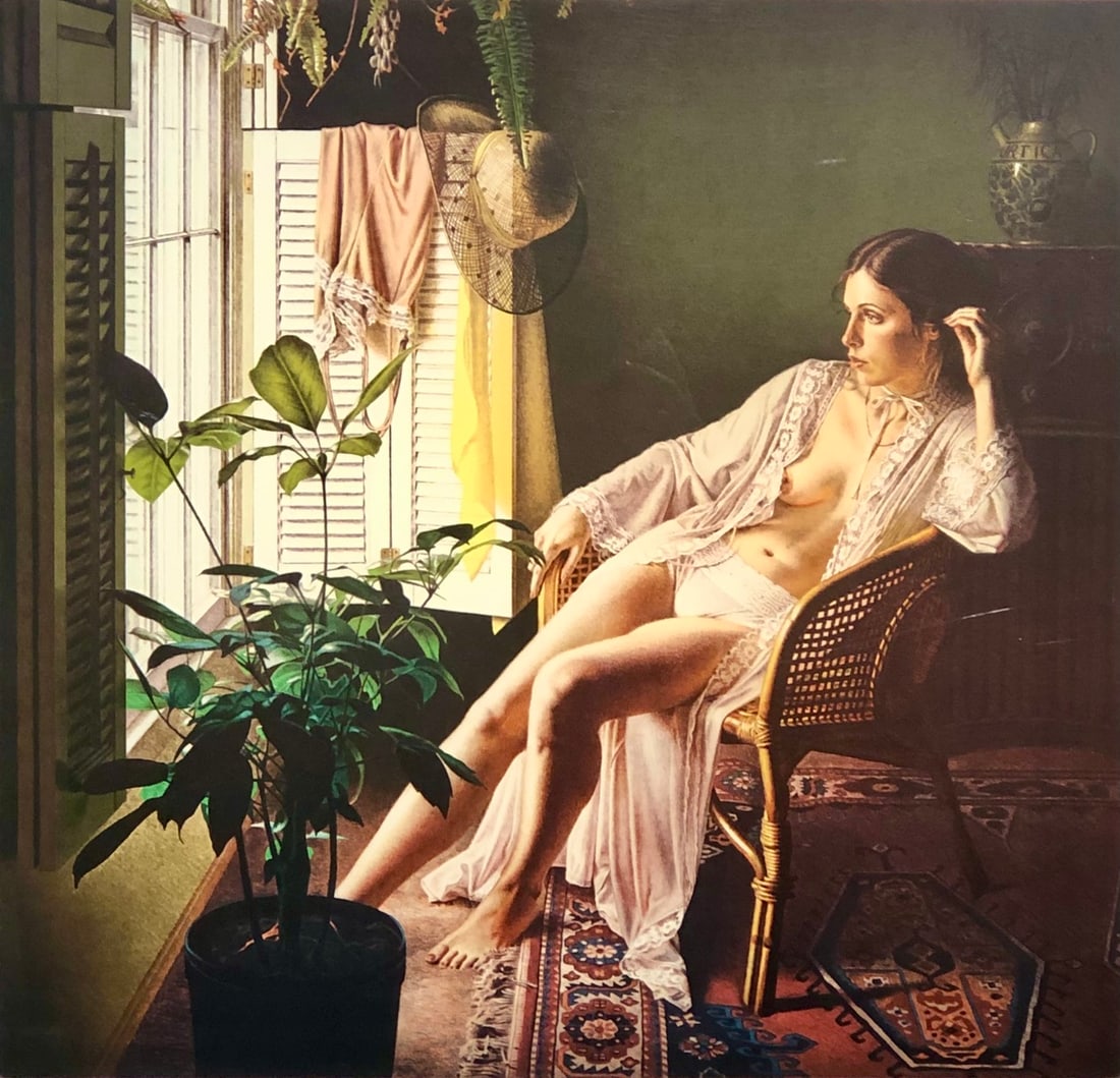 Douglas Hofmann "La Femme En Bleu" Signed Lithograph LE (1 of 8)