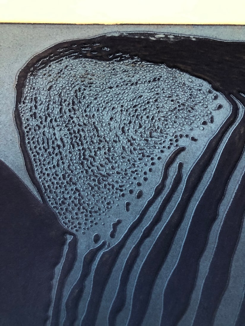 Mark MacQuiddy "Angel Ghost" Embossed Serigraph Original - 3