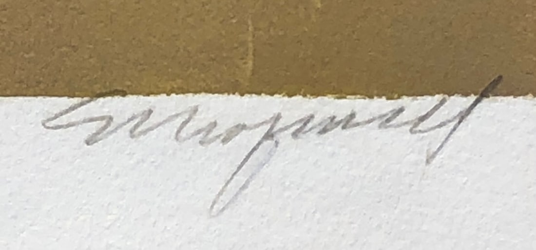 Michael Schofield Abstract Signed Mono Print - 3