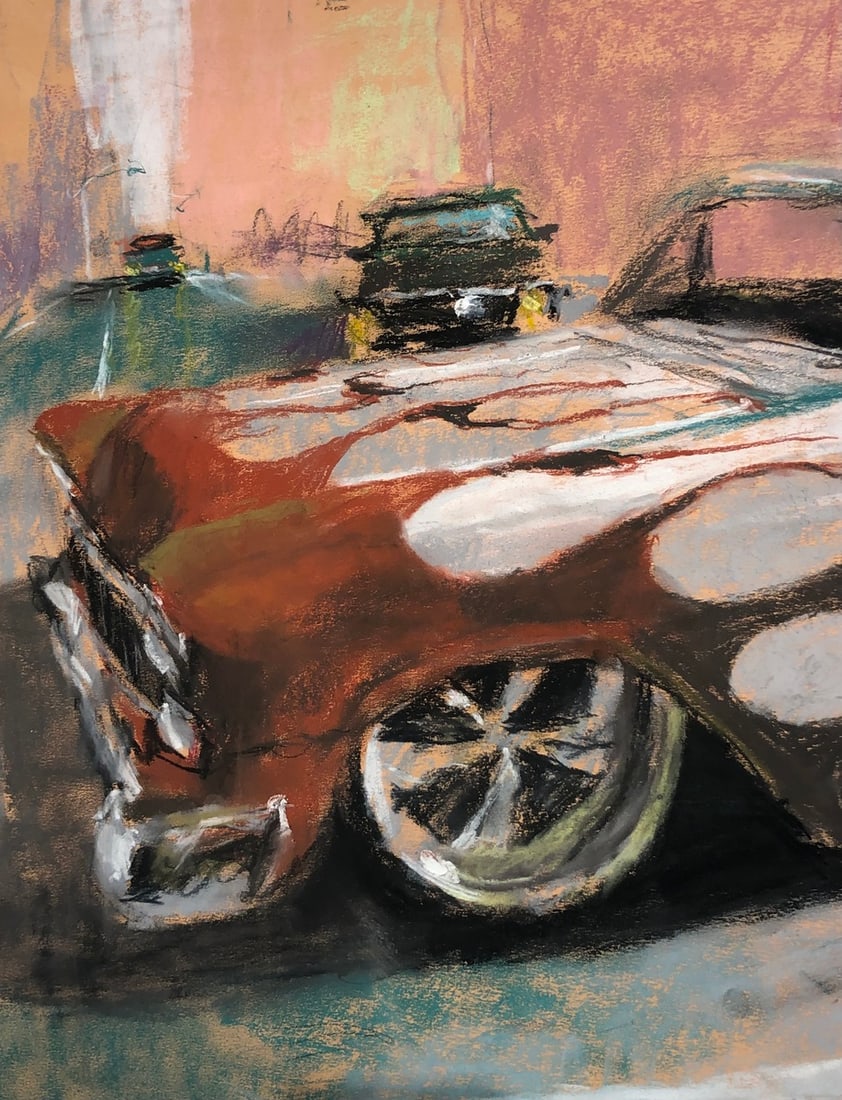 Jorn Fox Impressionist Signed Pastel On Paper - 4