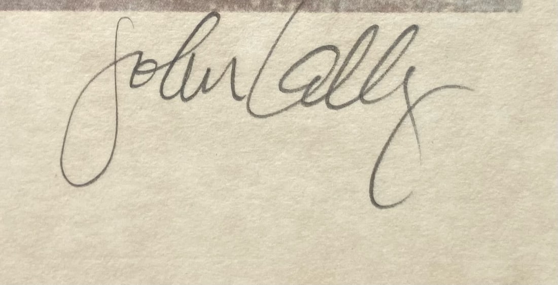 John Kelly Signed Lithograph LE - 4