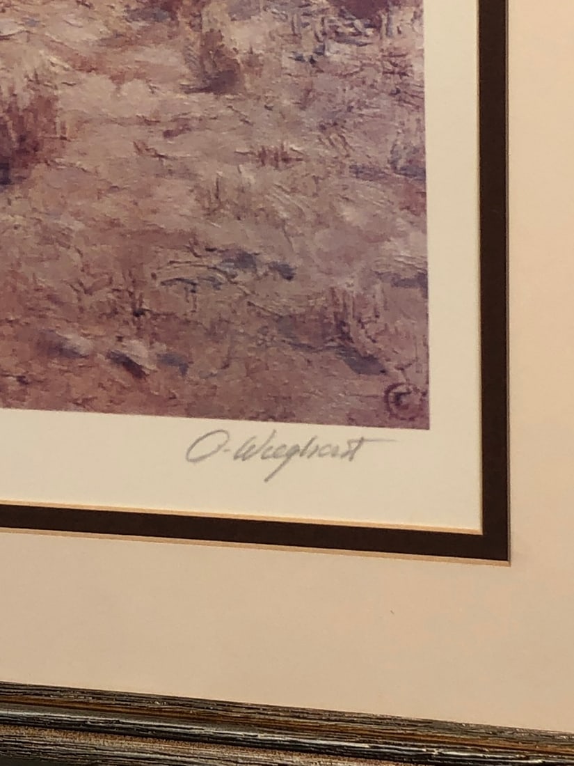 Olaf Wieghorst "Apache Renegade" Signed Lithograph LE - 5