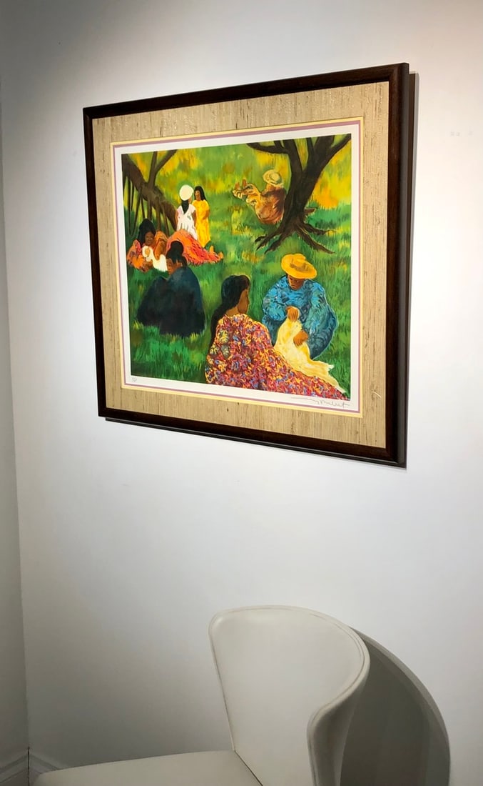 Guy Buffet "Kapio Lani Park" Signed Serigraph LE - 3