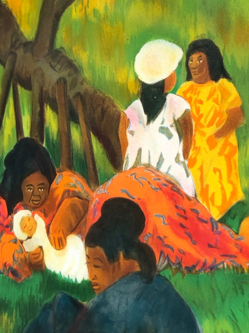 Guy Buffet "Kapio Lani Park" Signed Serigraph LE - 4