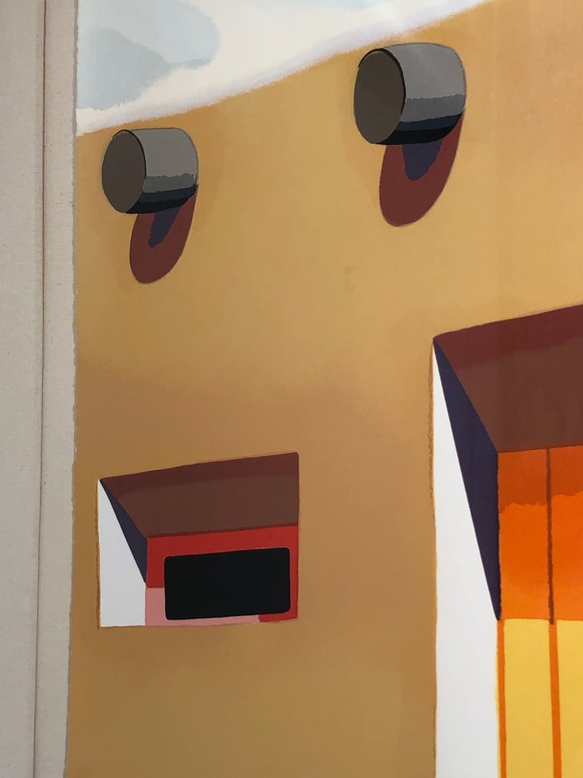 Robert Parkison (Diptych - Adobe House) Signed Serigraph LE - 4