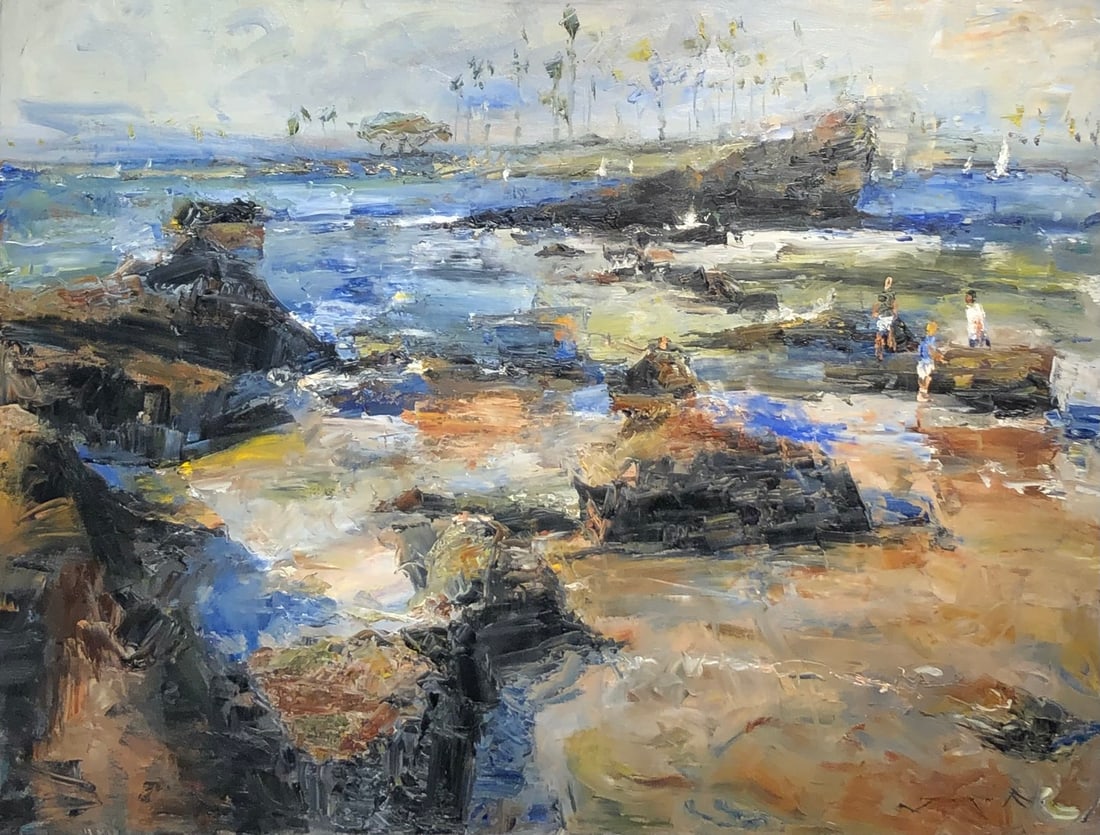 Jorn Fox (Impressionist - Seascape) Signed Original Oil (1 of 5)