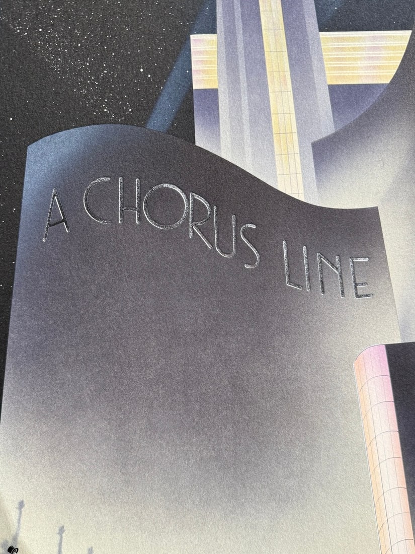 Robert Hoppe "A Chorus Line" Signed Serigraph LE - 2