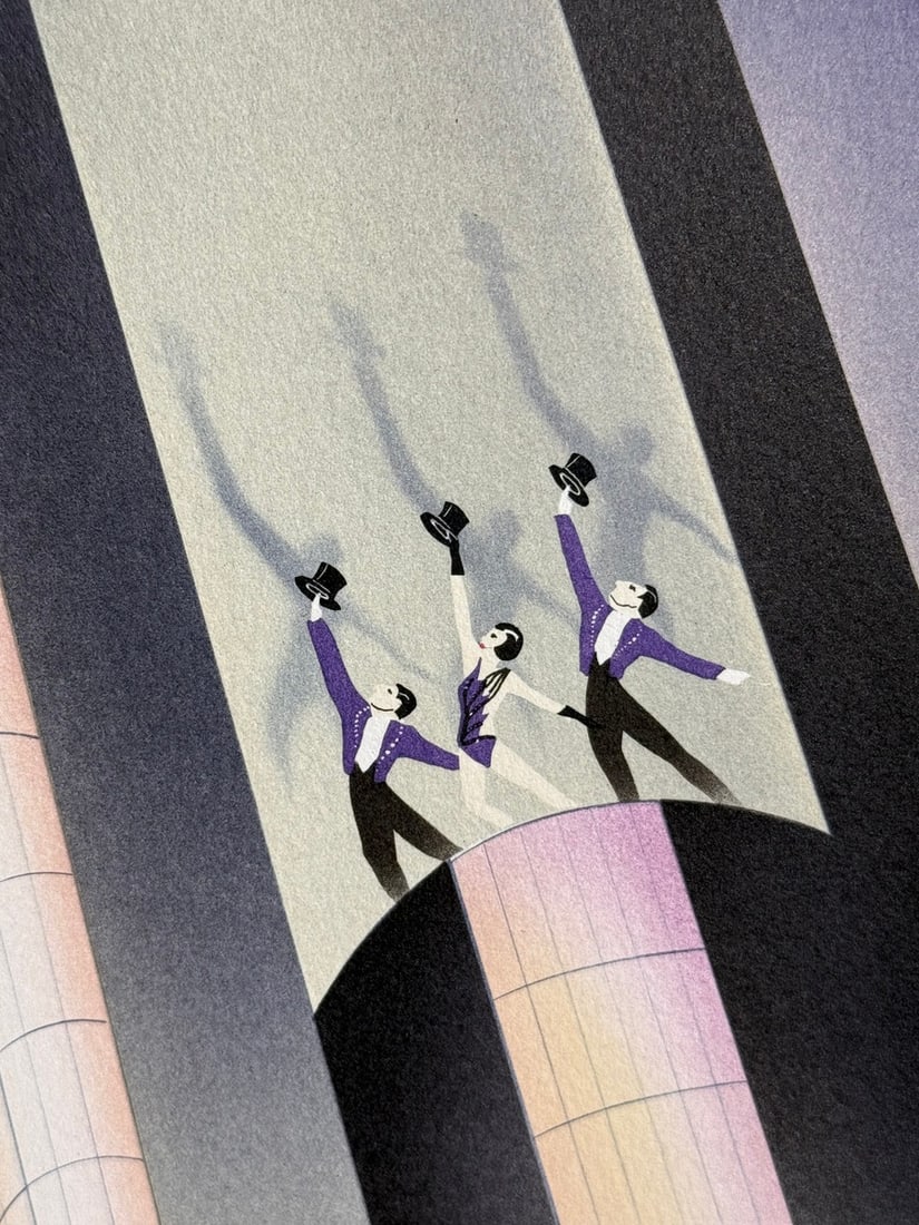 Robert Hoppe "A Chorus Line" Signed Serigraph LE - 3