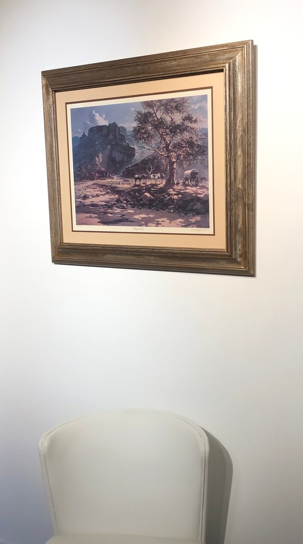 Olaf Wieghorst "Range Chuck" Signed Lithograph LE - 3