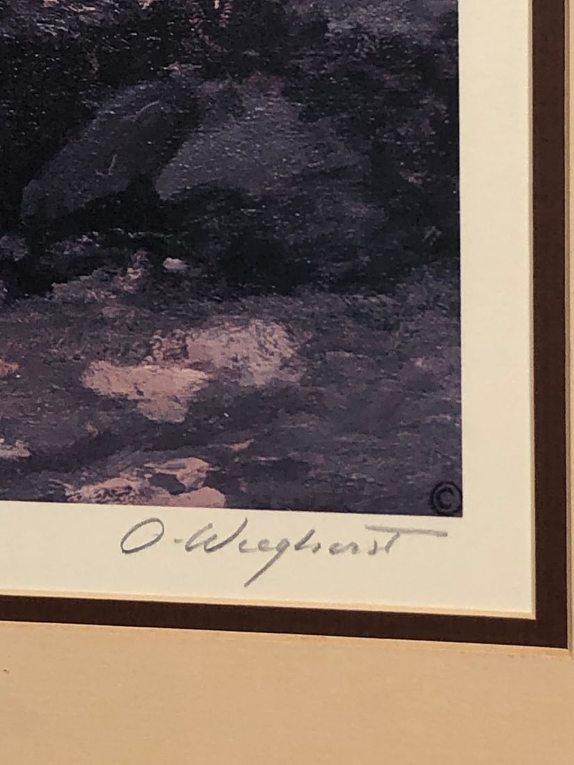 Olaf Wieghorst "Range Chuck" Signed Lithograph LE - 5