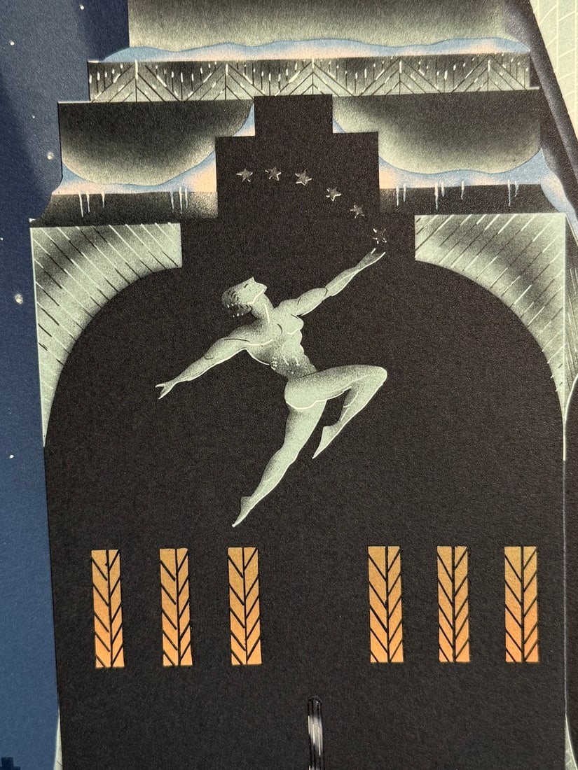 Robert Hoppe "Rooftop Serenade" Signed Serigraph LE - 2