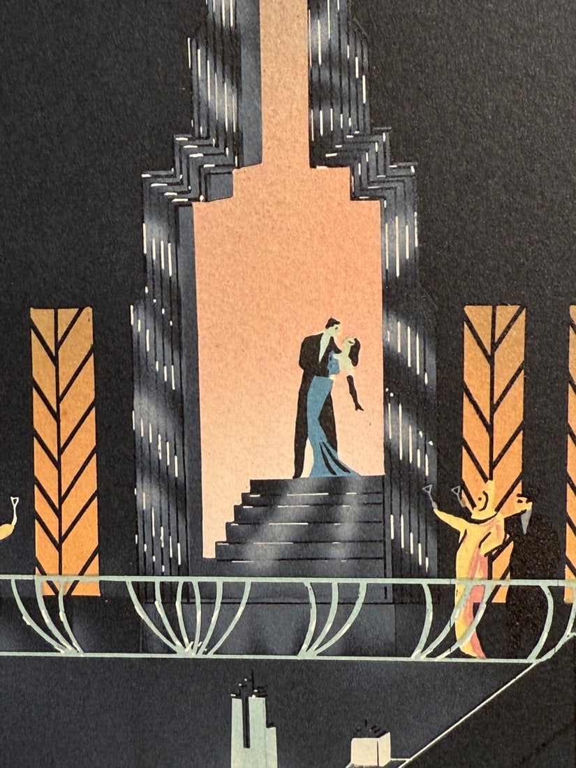 Robert Hoppe "Rooftop Serenade" Signed Serigraph LE - 3