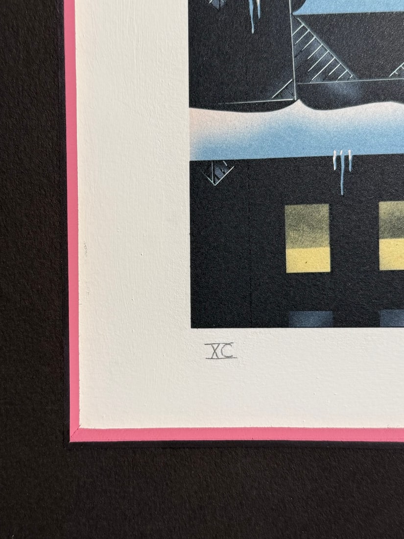 Robert Hoppe "Rooftop Serenade" Signed Serigraph LE - 5