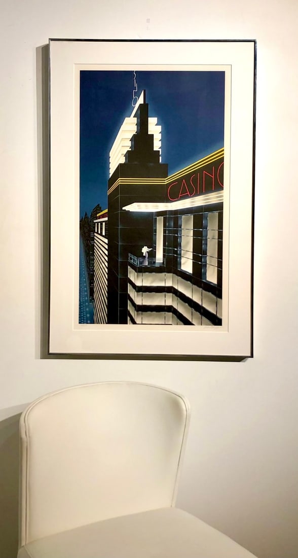 Robert Hoppe "Casino" Signed Serigraph LE - 2