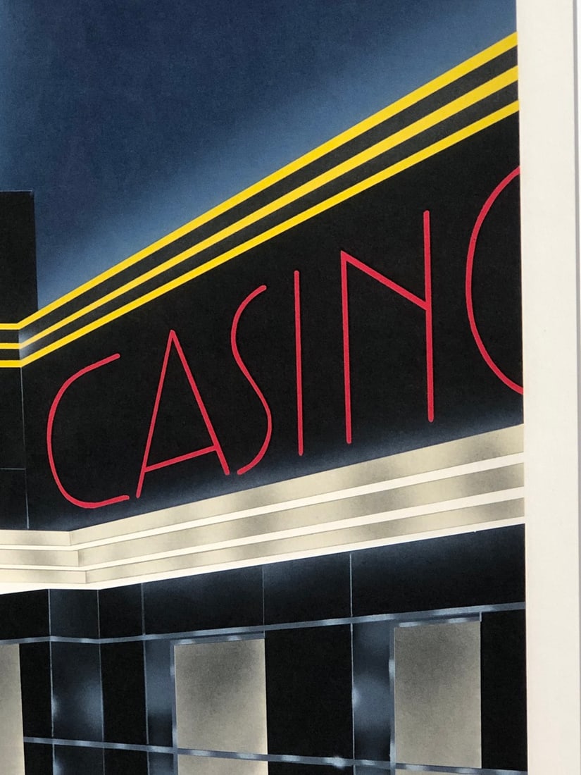 Robert Hoppe "Casino" Signed Serigraph LE - 5
