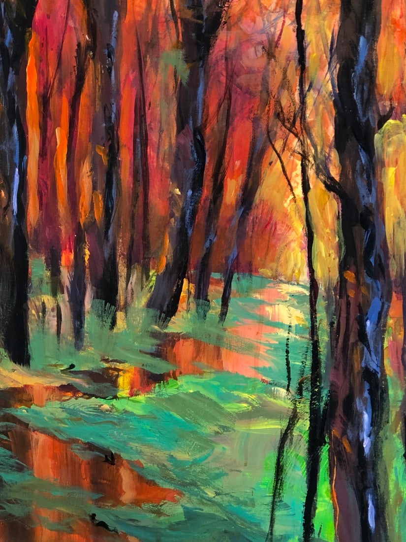 Michael Schofield (Impressionist - Landscape) Signed Original Acrylic - 4