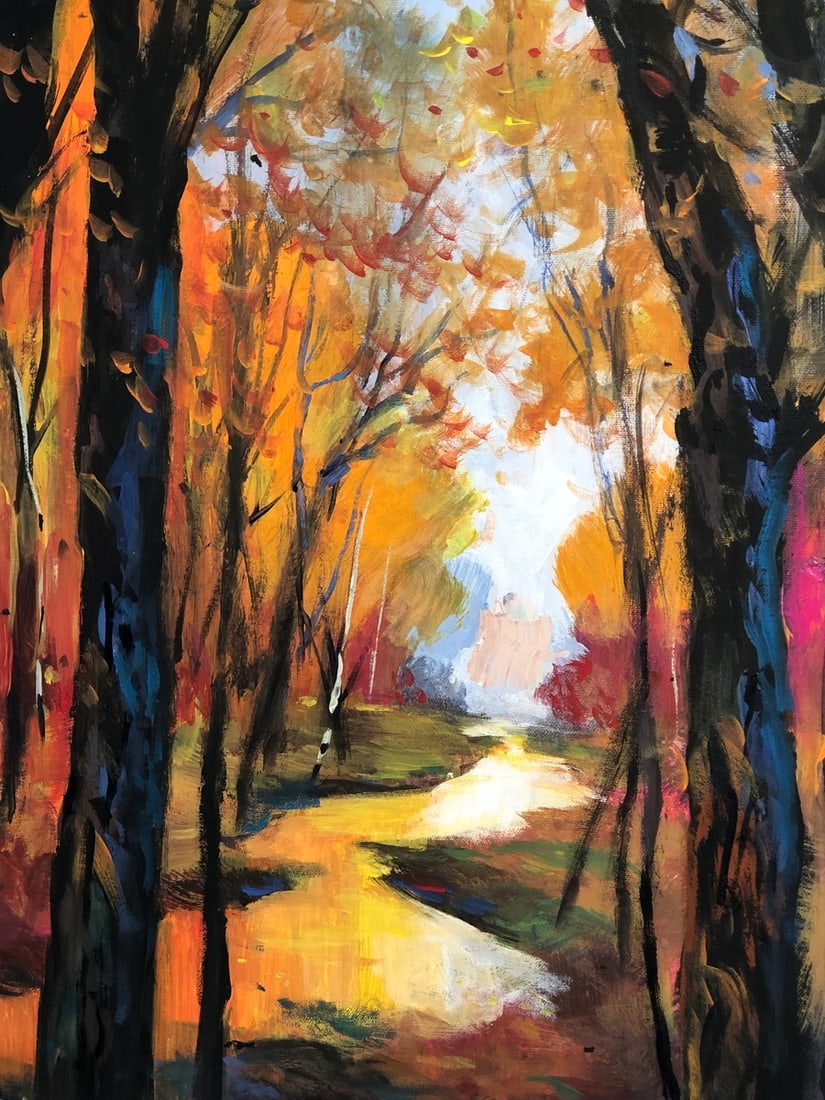 Michael Schofield (Impressionist - Landscape) Signed Original Acrylic - 4