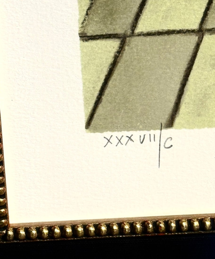 Guy Buffet "Henri" Signed Serigraph LE - 6