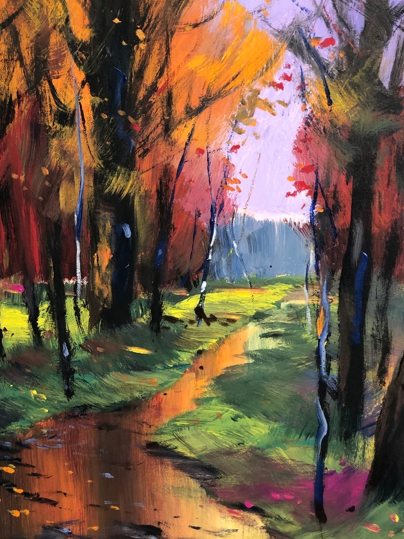 Michael Schofield (Impressionist - Landscape) Signed Original Acrylic - 4