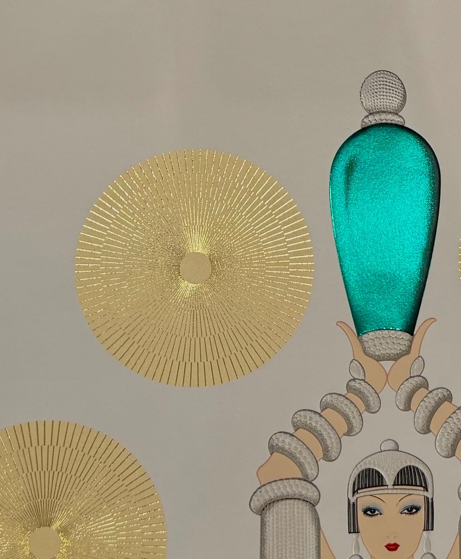 ERTE "Emerald Vase" Signed Serigraph LE - 2