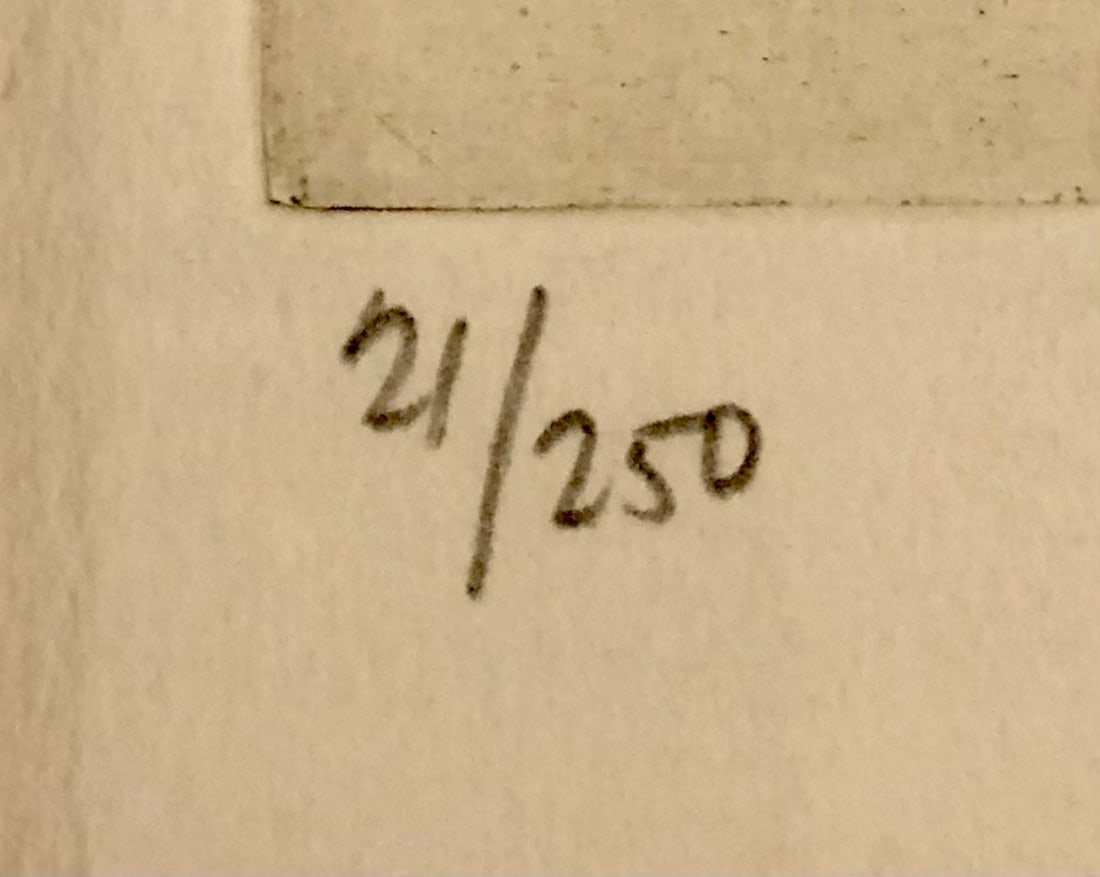 Martin Tobias "Cannery" Hand-Colored Etching Signed - 8