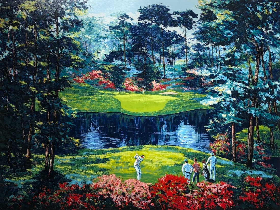 Mark King "Ike's Pond" Signed Serigraph LE - 3