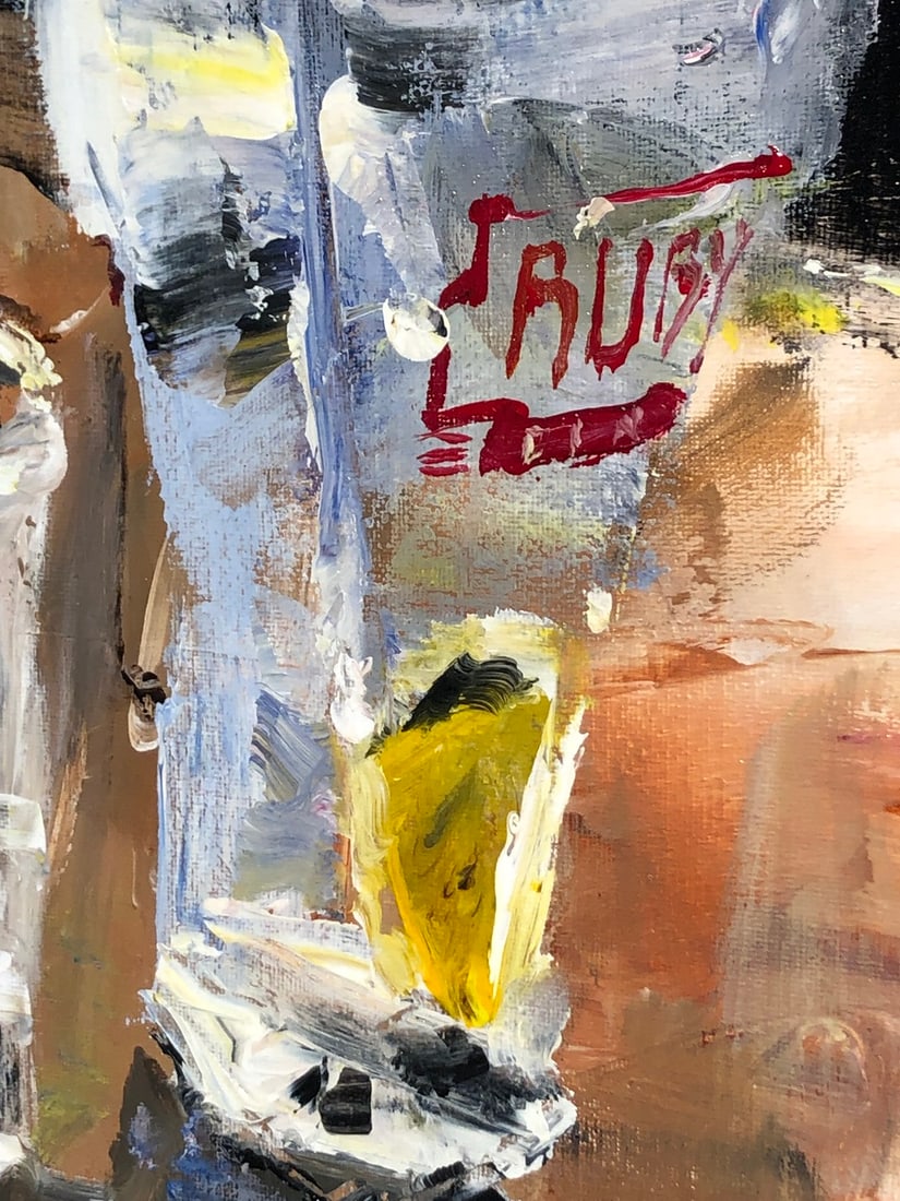 Jorn Fox (Ruby's Diner) Signed Original Acrylic - 4