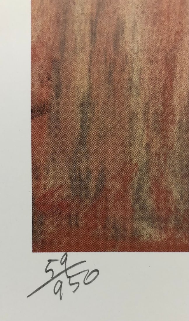 Harley Brown "Chief" Signed Lithograph LE - 3