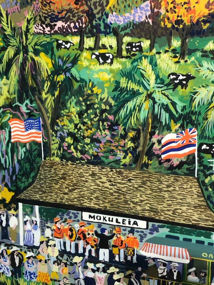 Guy Buffet "Aloha Mokuleia" Signed Serigraph LE - 6