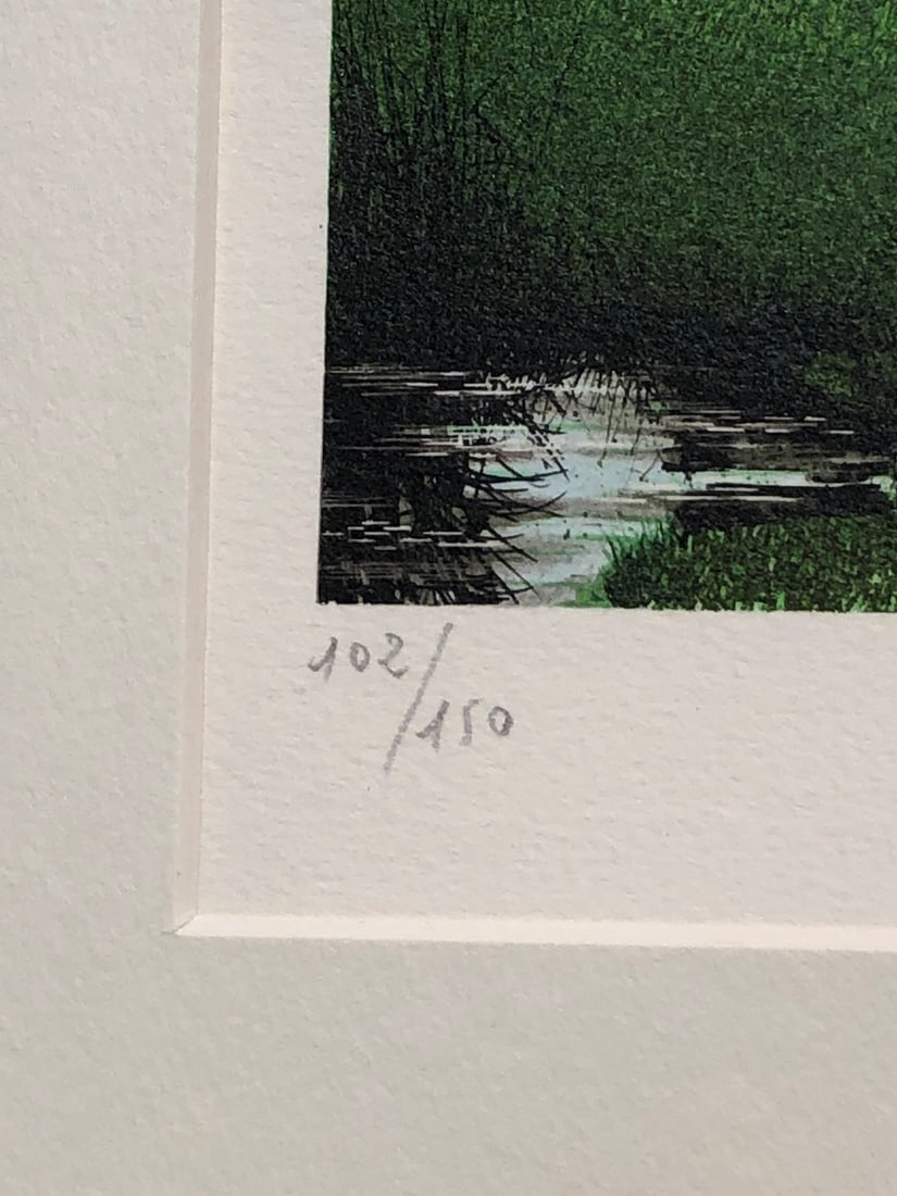 Jacques Deperthes (Unknown Title - Golf Course) - Signed Serigraph LE - 6