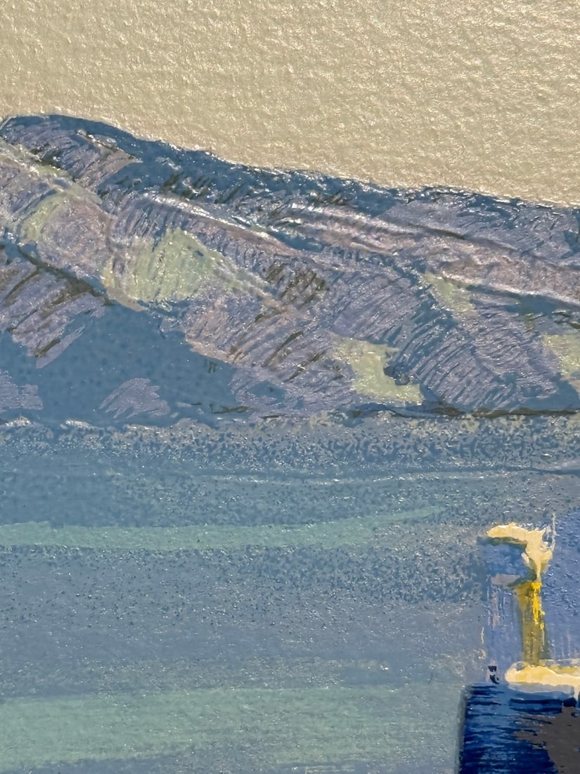 Howard Behrens "Santorini" Signed Serigraph LE - 6