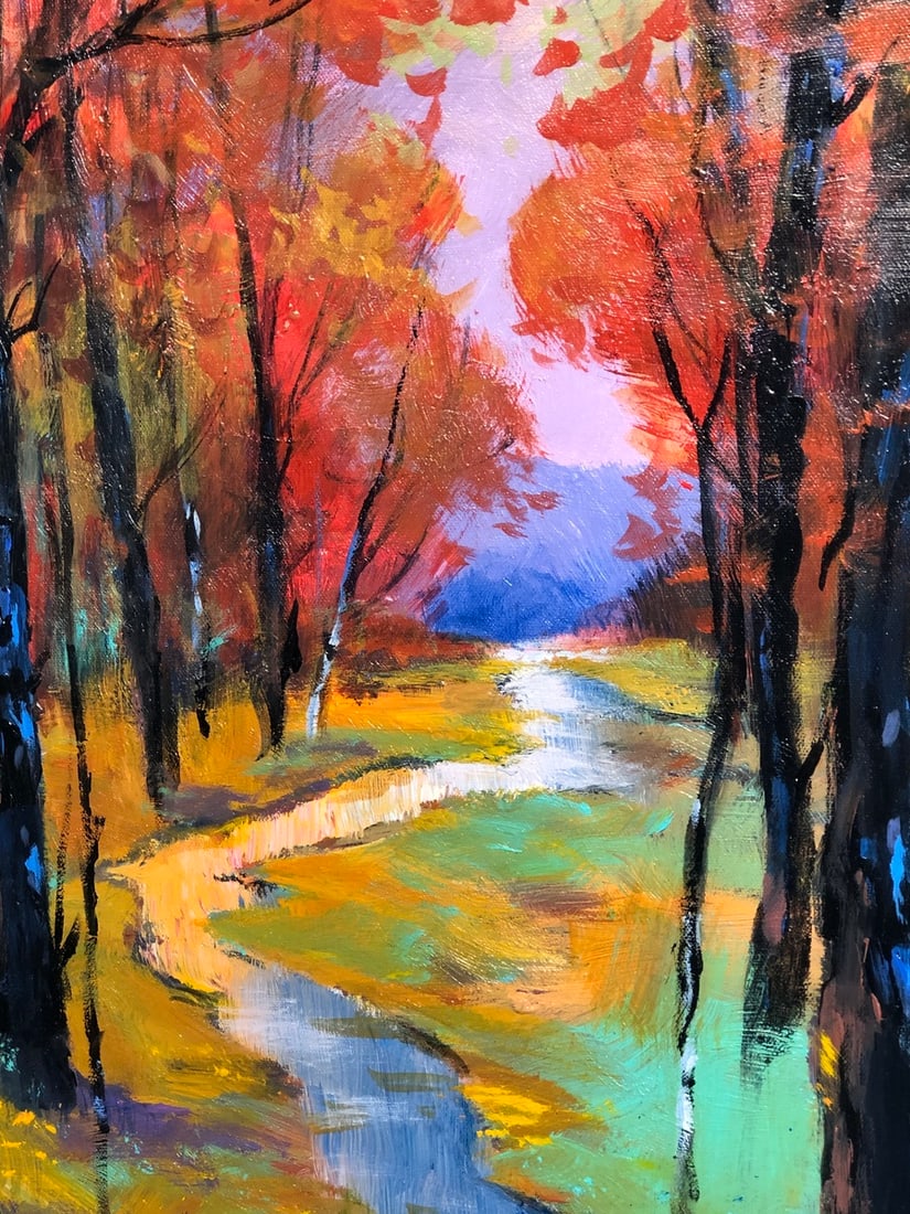 Michael Schofield (Impressionist - Landscape) Signed Original Acrylic - 4