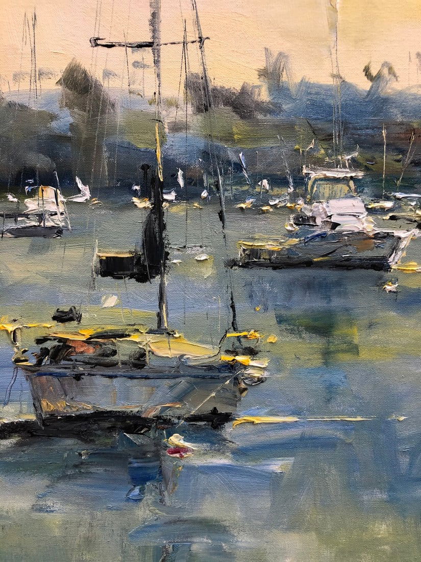 Jorn Fox Impressionist Signed Original Oil on Canvas - 2