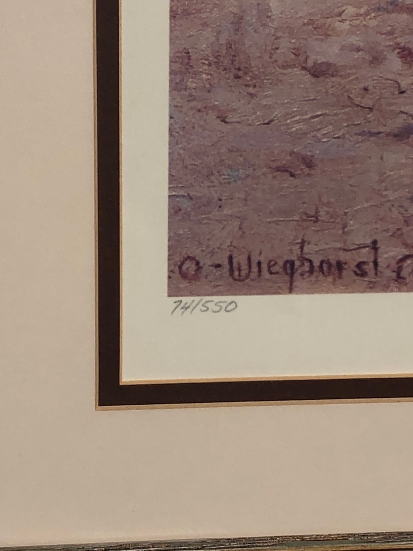 Olaf Wieghorst "Apache Renegade" Signed Lithograph LE - 6